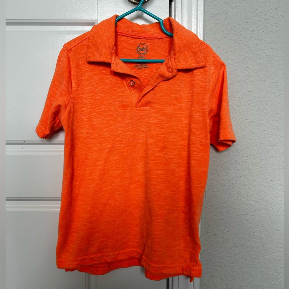Boys collard tee